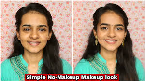 no makeup makeup look in tamil