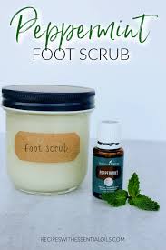 peppermint foot scrub recipes with