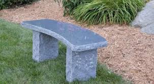 2 Seater Curved Concrete Garden Bench