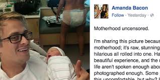 He was not cry like the baby you are. This Mom Shared A Picture Of Herself In A Diaper To Show What Giving Birth Is Really Like Self