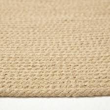 linen handmade woven braided oval rug