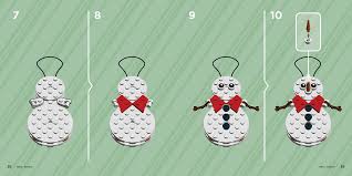 Mesh has a variety of decorative options in many colors and it has the perfect mix of flexibility and stiffness, which makes a popular material for christmas tree decorations. The Lego Christmas Ornaments Book Volume 2 Brickset Lego Set Guide And Database