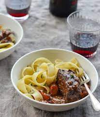 red wine braised short ribs once upon