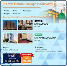 15 days umrah packages from