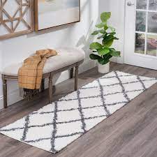 2x8 modern gray runner rugs for hallway