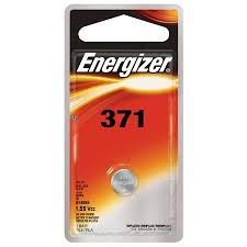 Energizer 371 Silver Oxide Button Battery 1 Pack