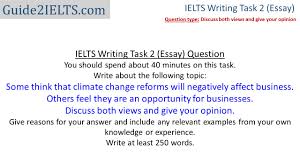 ielts sle essay impact of climate