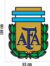 A seleção argentina de futebol representa na associação do futebol argentino nas competições de futebol da conmebol e fifa. Adesivo Parede Futebol Escudo Brasao Selecao Argentina Mercado Livre