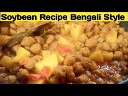 bengali aloo soyabean curry