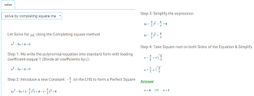 Square Solver Free Equation Calculator