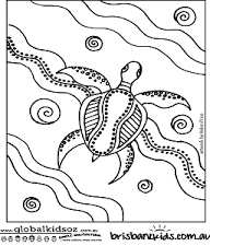 The 70 designs have the original and three variations; Aboriginal Colouring Pages Brisbane Kids Aboriginal Art For Kids Aboriginal Dot Painting Aboriginal Art