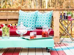 Outdoor Pallet Seating