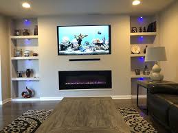 Wall Unit With Electric Fireplace