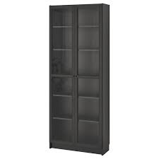 Ikea Billy Oxberg Bookcase Black Brown