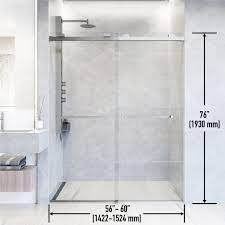 Vigo Houston Frameless Sliding Shower Door