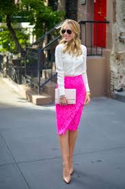 Outfits With Pink Skirts 30 Ideas How To Wear Hot Pink Skirts