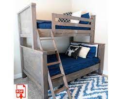 Twin Over Full Bunk Bed Plans Twin