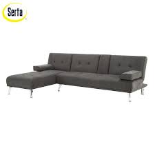 Marcia Charcoal 3 Seater Flip Sectional