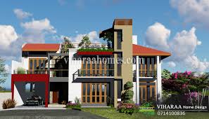 Three Story House Plan And 3d Design
