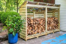 how to build your own firewood shed