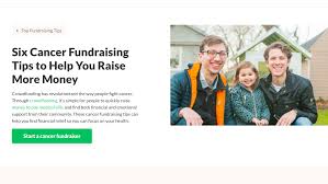 So, we've devised a list of advice to improve your crowdfunding campaign page writing. Gofundme Just Promoted Six Tips For Cancer Patients Raising Money Gq