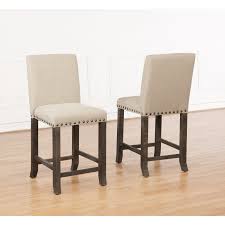 Average rating:0out of5stars, based on0reviews. Best Quality Furniture Upholstered Counter Height Dining Chair Set Of 2 On Sale Overstock 25612799