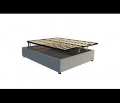 upholstered storage gas lift dual bed