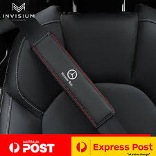 2pc Premium Leather Car Seat Belt
