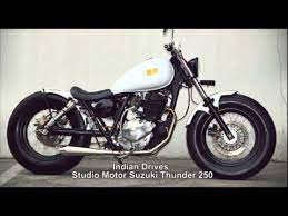 studio motor suzuki thunder 250 first