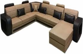 Leather Modern 7 Seater Corner Sofa Set