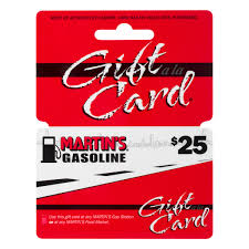save on 25 martin s gasoline gift card
