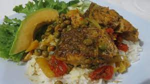 curry fish with peas trinidad food
