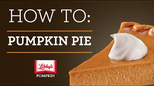how to make a libby s pumpkin pie you