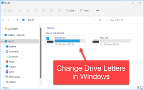 change drive letter in windows 11