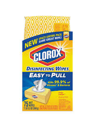 Buy clorox disinfecting wipes value pack, 75 ct each, pack of 3 (package may. Clorox Disinfecting Wipes Crisp Lemon Scent 3 3 Oz White Pack Of 75 Wipes Office Depot