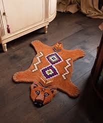 berber grizzly bear rug small doing goods