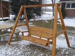 Cedar Porch Swing Outdoor Furniture