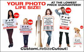 Custom Life Size Cutout gambar png