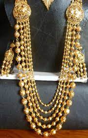 long stani necklace earrings