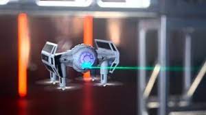star wars drones battle mid air at