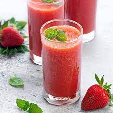 strawberry juice fresh and easy