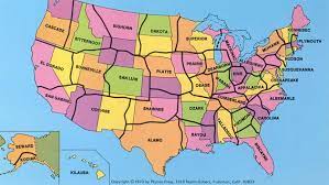 Create your own custom map of us states. The U S Map Redrawn With Only 38 States Considerable