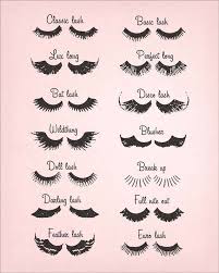 Eyelashes Chart 8x10 Wall Art Instant Digital Download Pink Edition Vintage Lashes Mascara
