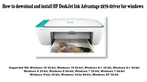Deskjet ink advantage 3835 has an automatic paper sensor using the adf technology. How To Download And Install Hp Deskjet Ink Advantage 2676 Driver Windows 10 8 1 8 7 Vista Xp Youtube