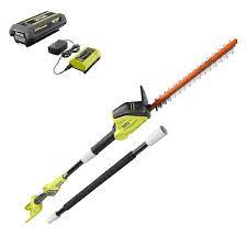 cordless battery pole hedge trimmer