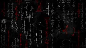 wallpaper mathematical formulas red