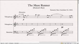Compose music with your phone and tablet. A Gcse Music Composition The Maze Runner Youtube