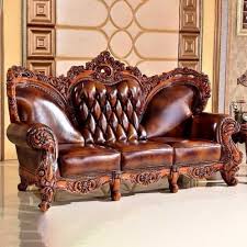 wooden carved sofa set manufacturers in