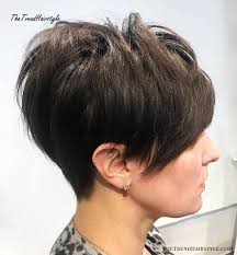 When you're done feathering, spray a light mist of hairspray over your entire hair. Tapered Pixie With Feathered Crown Pixie Haircuts For Thick Hair 50 Ideas Of Ideal Short Haircuts The Trending Hairstyle Page 12