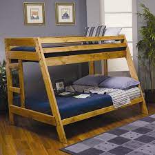 wood bunk beds twin over full bunk beds